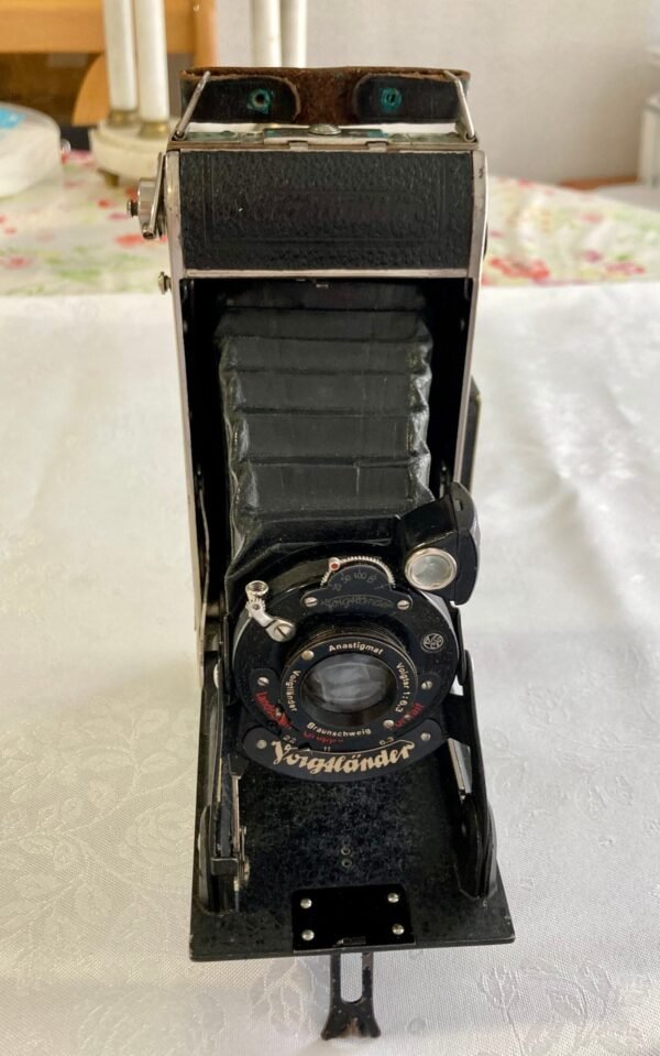 1930 VOIGTLANDER BESSA Camara Plegable f/6.3 10.5cm